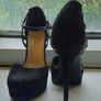 New Look - Black Round-Toe Platform Stilettos - Size 6 [UK] Image 3