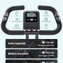 4-in-1 Exercise Bike with Own Training App 16x Magnetic Resistance, LCD Display, Hand Pulse Measurement, Foldable Exercise Bike Image 6