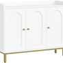 Sideboard, Storage Cabinet, Kitchen Cabinet 3 Doors, Adjustable Shelves Image 8