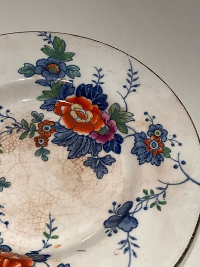 antique BOOTH FLORA porcelain plate c1916