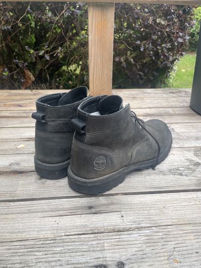 Black Timberland Walking Boots