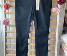 Navy high waisted skinny jeans Streetone power stretch w27 L30