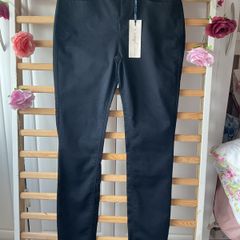 Navy high waisted skinny jeans Streetone power stretch w27 L30