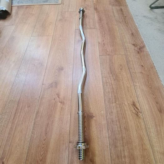 EZ Curl Bar with Spinlocks, 30mm (New)