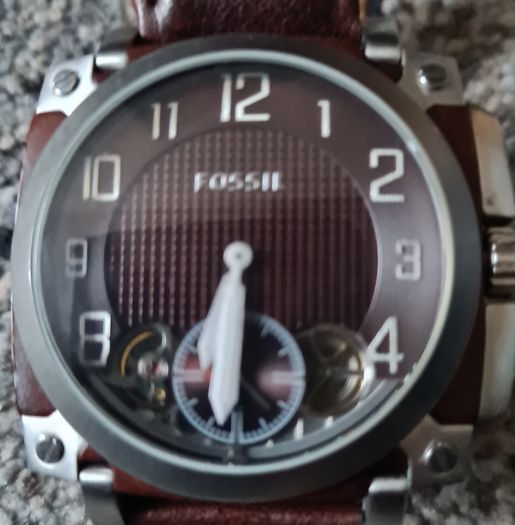 Fossil ME 1070 Men's watch Automatic Brown Leather