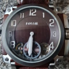 Fossil ME 1070 Men's watch Automatic Brown Leather