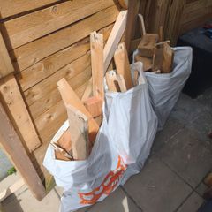 Chopped up pallet wood