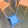 Vintage Atomic Style 1990s YUYU Maris Made in Italy stackable chairs Image 5