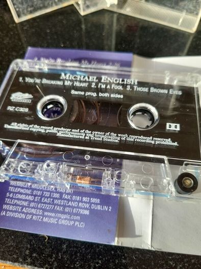 Michael English Youre Breaking My Heart Cassette Irish Country Single