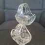 Lead Crystal Baskets With Handle Set of 2 Image 2