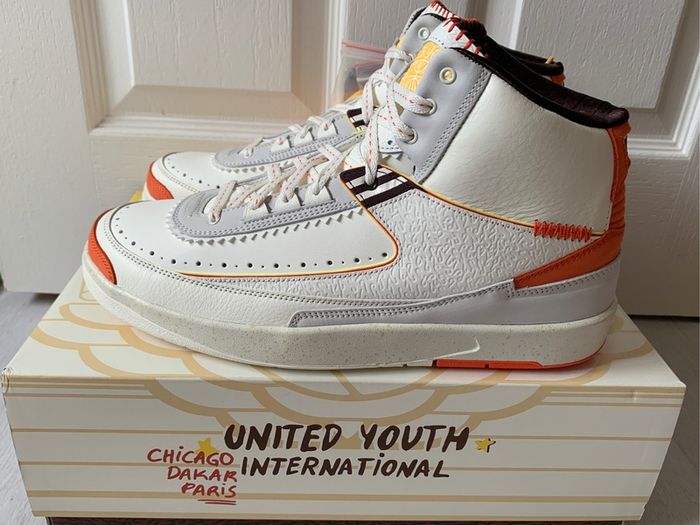 Nike Air Jordan 2 Retro Maison Chateau Rouge UK 11/ US 12 Deadstock