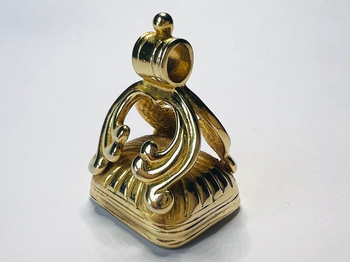 Vintage 1980s Pocket Watch Fob UN-ENGRAVED