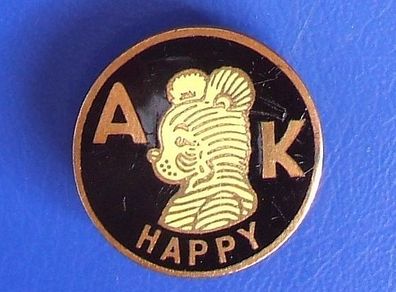 A K Happy (The Arkubs) children's club - membership enamel badge ( c.1931) B