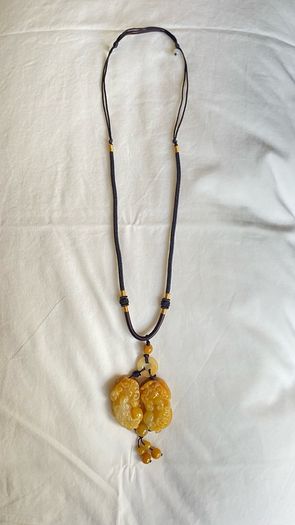 Yellow Jade Necklace