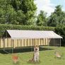 Outdoor Dog Kennel with Roof 400x200x150 cm Image 5