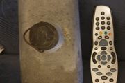 Vintage metal hot water bottle