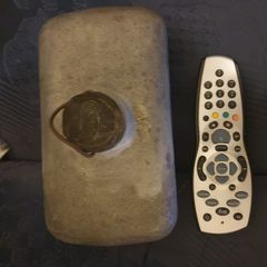Vintage metal hot water bottle