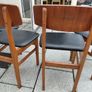 1960s retro dining chairs Image 3