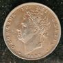 1828 Farthing George IV Coin Image 2