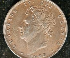 1828 Farthing George IV Coin