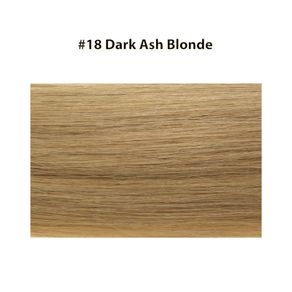 Micro Ring Hair Extensions 20" Double Drawn I Tip Remy Hair 25g - #18 Dark Ash Blonde