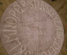 New RUGS.IE  Round ABC Vintage Nude-Natural 150 x150 CM