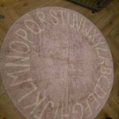 New RUGS.IE  Round ABC Vintage Nude-Natural 150 x150 CM
