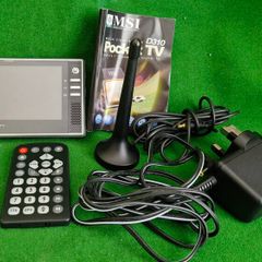 Vintage MSI Pocket TV D310 + accessories