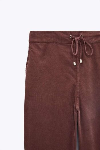 Zara Velvet TRACKSUIT jumper and trousers set