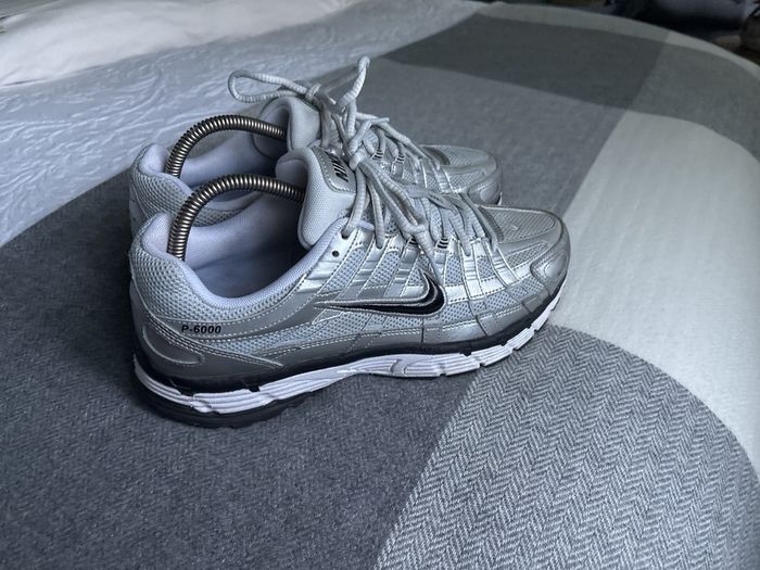 Nike P-6000 Metallic Silver White