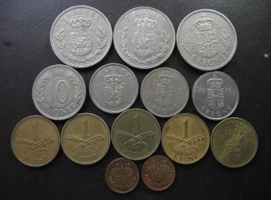 Denmark. Coins Collection (1943-1992)