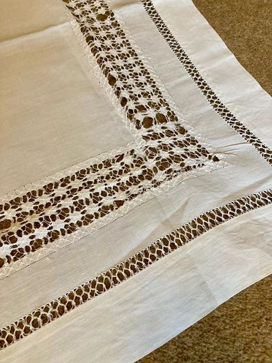 Vintage Belfast Linen Tablecloth 1950s