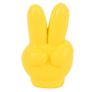Cute Victory Finger Car Antenna Topper Eva Decorative Car Topper Balls Yel Image 2