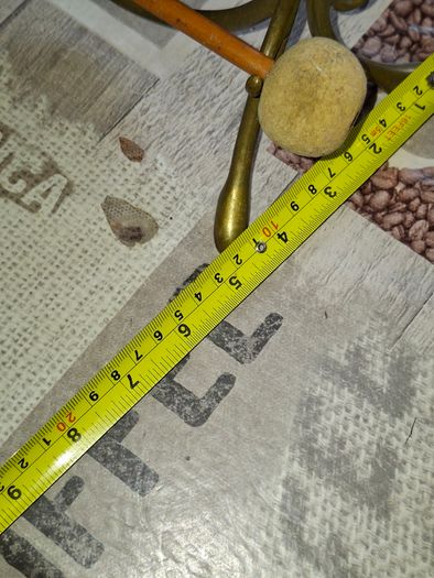 Antique Brass Tabletop Dinner Gong with Stand & Mallet Beautiful Etched Patina Postage Available or Collection,