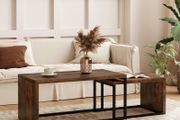 2 piece Coffee Table Side Table MDF