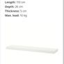 2 x Ikea floating Shelves Lack Image 4