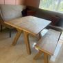 dining table and bench Image 4