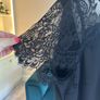 Brand-new Ladies Black Chiffon Lace Short Sleeved Top from David Emanuel Image 6