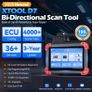 XTOOL D7 All System Car Diagnostic Tools Bidirectional Scanner ECU Coding Key Programmer 38+ Services Add CANFD Functions PK D7S Image 6