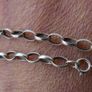 925 Sterling Silver Rolo Chain, Rolo Chain Necklace 5,4g L-8" Image 4