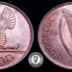 [#2362] - Ireland 1928 | Irish 1d | Irish One Penny | KM.3 | UNC