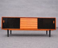 Mid century Danish teak stock sideboards drawers