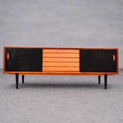 Mid century Danish teak stock sideboards drawers