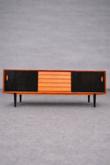 Mid century Danish teak stock sideboards drawers