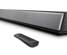 Sound Bar for TV, 120 dB Bluetooth Soundbars with Built-in Subwoofer, Wall Mounted Home Theater, Music/Moive/News Modes, Strong Bass, Remote, Optical/AUX/Coaxial/USB Connection (FREE POSTAGE)