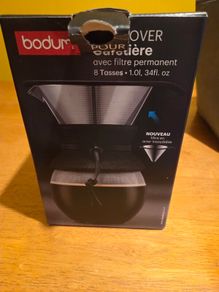 Bodrum 8 Cup Pour Over Coffee and Bodum Milk Frother