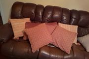 Orange Copper Colured Cushions