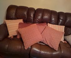 Orange Copper Colured Cushions