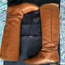 Authentic Sergio Rossi tall equestrian boots size 4 Image 2