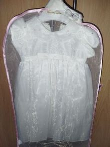 baby girl christening set up to 6 months
